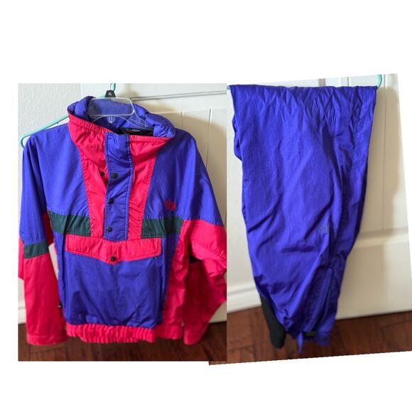 Vintage 90’s THE NORTH FACE GORE-TEX Ski Jacket & Pant Bundle/Set M/10 - Picture 1 of 16